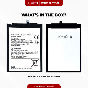 LPO Cellphone Battery BL-49KX 3.87V 5000mAh 19.35Wh Compatible with Infinix Note 11 2021 X663 X663B