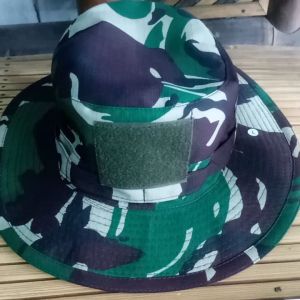 topi rimba loreng malvinas bahan sritex asli/rimba/topirimba