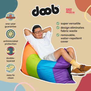 doob RAINBOW PLOPSTA’ - Zero-Waste Versatile Bean Bag