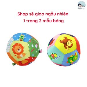 Bóng vải cho bé kèm lục lạc rèn luyện vận động cho bé 0 - 5 tuổi