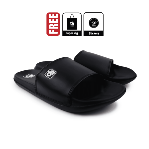 Dilset - Dileto Black | Sandal Slop | Sandal Slide | Sandal Slide Pria Wanita | Sandal Original