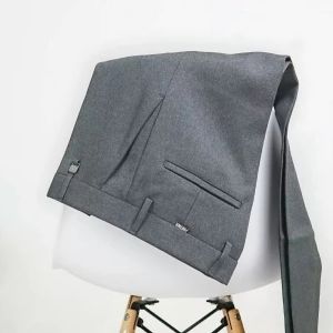 GHUFFRIND - Celana Formal Pria Bahan Semi Wol Premium - Stylish dan Tahan Lama untuk Kerja