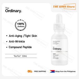 The Ordinary Buffet Multi-Technology Peptide Serum 30mlauthentic anti-oxidant anti-wrinkle moisturizing firming skin staying up late to repair even skin tone improve blemish skin reduce dullness【Ready stock】