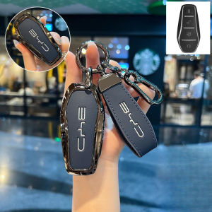 Metal Key Key Holder Case Remote Key Fob Key Holder Keychain For Byd Atto3 Ev Byd Dolphin 2023 Sealine 6 BYD Atto1 M6 07 EV Atto 2