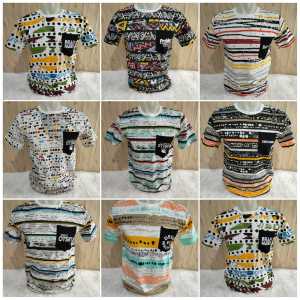 Paket Hemat 3 PCS Kaos Distro Premium & Kantong di Dada Terbaru Murah Terlaris