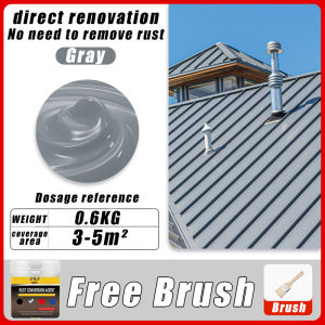 Premium Anti-Rust Primer Paint 1000g - Multi-Color Rust Converter Wear-Resistant Protective Coating for Metal Surfaces