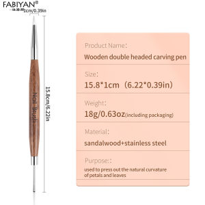 Nail Art Sculpting Pen Double Head Silicone Flower Carving Pen Adjustable Glue Stick Embossing Pen Pick Up Glue Manicure Tools