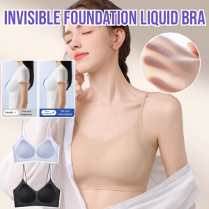 Invisible Foundation Liquid Bra Summer Thin Seamless Ice Silk Lingerie Full Cup Push up Underwear