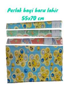 1 Pcs Perlak Bayi Printed 55x70 cm Karpet Alas Ompol Bayi