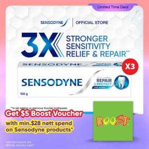 [3 Pack] Sensodyne Full Range Repair & Protect Sensitivity & Gum Complete Protection 100g 24/7 Sensitivity Protection