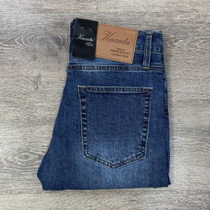 Quần jean nam cao cấp Kazata xanh than xanh đậm xanh rêu xanh trung vải không phai hàng vnxk ống 17-19cm