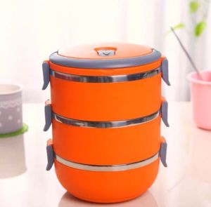 【SHOPLUS】Multi Layer Lunch Box Stainless Steel Thermal Food Container Tiffin Lunchbox Portable Bento 1 to 4 tier 304 Stainless Steel Lunch Box Container Tapao Lunch Container Food Box Mangkuk Tingkat Bekas Makan HL2006