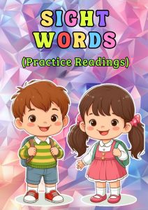 Reading Booklet Sight Words for Kids/Pre-School 53 pages back to back Binded Books