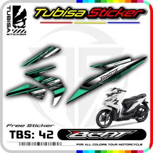 Sticker Striping Variasi Beat Esp/Street - Stiker Striping Variasi Motor Beat Esp/Street. TBS.42