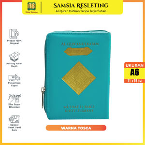 COD - Al-Quran Samsia A6 Resleting Non Terjemah Alquran Tilawah Samsia A6 Resleting Al Quran Non Terjemah A6 Samsia Resleting Alquran Samsia A6 15 Baris Al Quran Tanpa Terjemah Alquran Resleting Sedang Al Quran 30 Juz Sedang Alquran Cantik Wanita