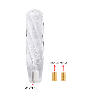 JDMGRAM Universal Crystal Car Gear Shift Knob Stick 10/15/20/25/30cm Manual Automatic Transmission Lever Anti Slip Shifter Knob Automobile Accessories