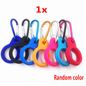 2Pcs Sports Kettle Buckle Outdoor Carabiner Water Bottle Holder Rubber Buckles Hook Camping Hiking Tool