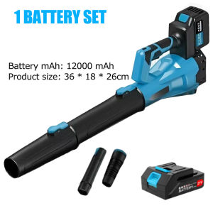 Leaf Blower Cordless 21V Powerful Leaf Blower with 2 x 4.0Ah Battery Fast Charger Rechargeable Sweeper Garden Tools 30000RPM Vacuum Lightweight Electric Leaf Blowers for Lawn Care Yard Patio Cleaning 