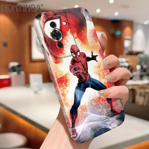Hontinga All-inclusive Film Casing For Huawei Nova 7i 7 Pro 5T 9 SE Nova 10 Pro Case Korean film Phone Case Cartoon Marvel Captain America Back Casing lens Protector Design Hard Cases Shockproof Shell Full Cover Casing For Girls