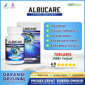 Albucare Kapsul Original 100% Asli Ekstrak Ikan Gabus Multi Khaisat Atasi Segala Penyakit Dan Mempercepat Proses Pengering 3x Lebih Cepat Dari ProduK Pengering lainnya