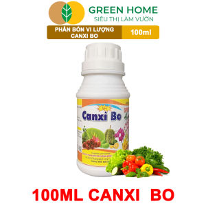 Mua 5 tặng 1 -  Phân Bón Vi Lượng Canxi Bo Greenhome Chai 100ml Kích Rễ Chống Rụng Trái Non Trên Cây Trồng
