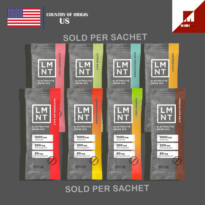 LMNT ZeroSugar Electrolytes Hydration Powder Packets No Artificial