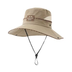 MODERNLUX Wide Brim Sun Hat Sun Protection Quick-drying Fishing Hats Portable Waterproof Panama Hats Summer