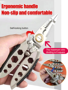 Multifunctional stainless steel special wire stripping pliers