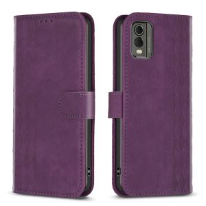 New Phone Case For Nokia C32 C12 G21 G11 Magnetic Leather Lychee skin pattern Wallet Card Slots Flip Cover Casing