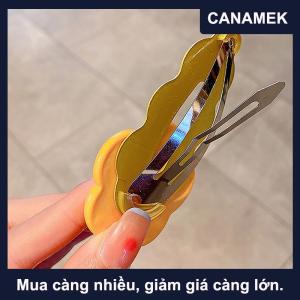 【CANAMEK】 Cô Gái bangs Clip phiên bản Hàn Quốc của các bé tóc phụ kiện mũ cô gái thẻ tóc không làm tổn thương tóc hoa tóc Clip