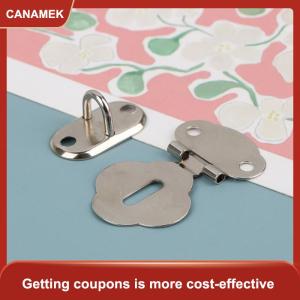 【CANAMEK 】 2Pair Lock Hinge Lock Hasp Hook Hardware Lock For Case Jewelry Box Diary Book