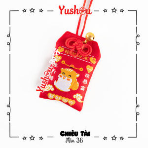 Móc Khóa Yushou Tiền Tài - Mẫu 36 (Kiểu Omamori) Có sẵn
