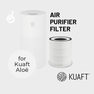 Kuaft Smart Air Purifier Aloe - 130m/h CADR 16m HEPA Filter APP Control Low Noise Home Office