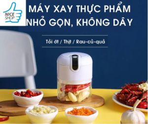 Máy xay thực phẩm mini cầm tayMáy xay tỏi ớt mini sạc điện máy xoay mini máy xay gia vị mini máy xay mini cầm tay máy siêu say máy xay mini đa năng