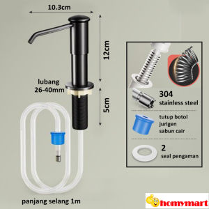 dispenser tanam sabun cair bak cuci dapur kitchen sink stainless DTSC