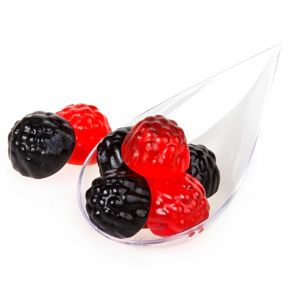 50pcs /100Ppcs Disposable Tear Drop Appetizer Plates Party Serving Dessert Trays Cake Cup Spoons
