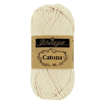 SCHEEPJES Catona Yarn (100% Mercerized Cotton) 505 Linen