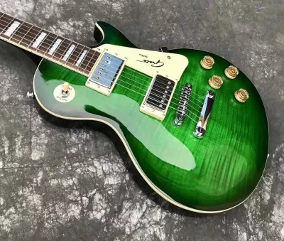 Grote Les Paul Electric Guitar Flame Maple Top 22 Frets Professional Guitar
