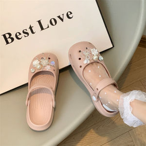 [Free Shipping] WomenS Eva Clogs For Summer Soft-Soled Non-Slip Beach Vacation Slip-On Ballet Flats