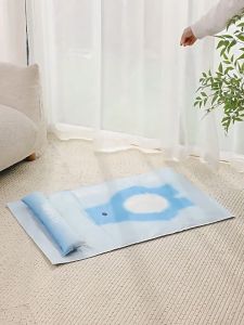 AP AIMAYAPET Pet Cooling Pad Gel Ice Sleeping Mat Dog Cat Cold Summer Bed Cover Washable Tahan Lama