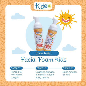 Kidei Facial Foam 60ml Sabun Cuci muka anak Face wash