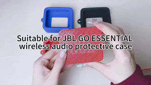 Silicone Speaker Cover Waterproof Portable Speaker Protective Sleeve Shockproof Anti Drop for GO ESSENTIAL