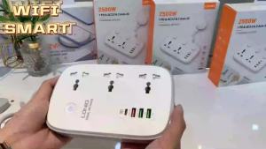 LDNIO Smart Power Strip Tuya Timing WIFI Socket EU US UK Plug Adapter with 3 USB PD Port Bluetooth Smart Life APP Remote Control