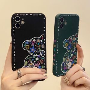 Case Xiaomi Redmi 10 10 Prime Note 10 Note 10S Note 10 5G Note 10 Pro Note 11 Note 11S Note 11 Pro 4G 5G Poco M3 Pro 5G Poco M4 Pro 4G Poco X3 Pro NFC Casing Dove Bear Batik Flower