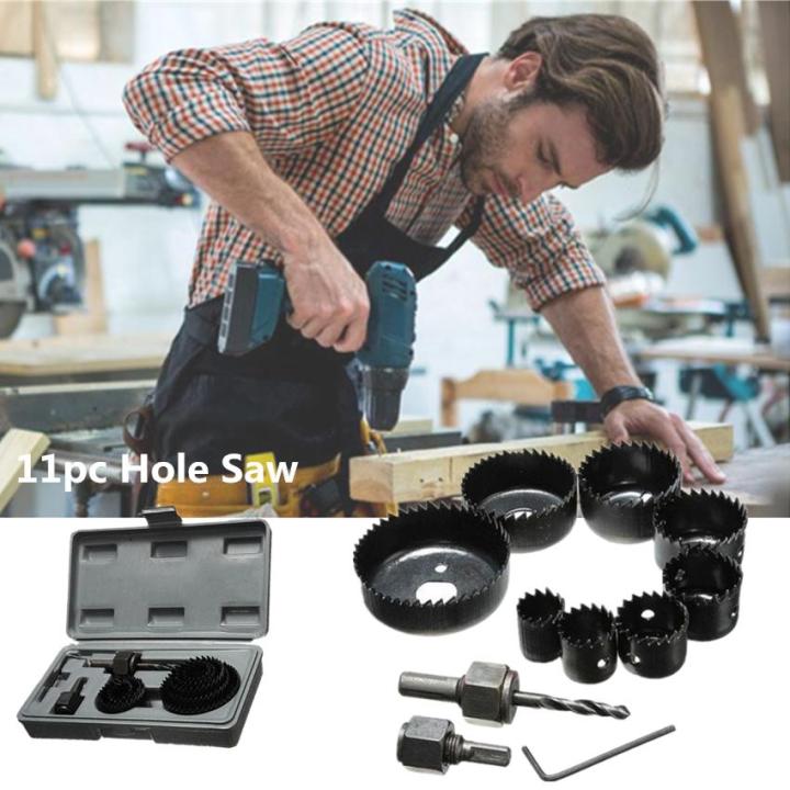 ชุดดอกสว่านเจาะรู Hole Saw 11PC | Lazada.co.th