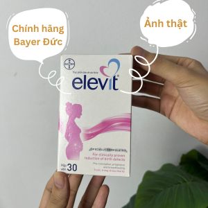 [Hàng Cty] Elevit bầu 30 Viên- Vitamin Tổng Hợp Cho Bầu 30 viên [Chính hãng Bayer]