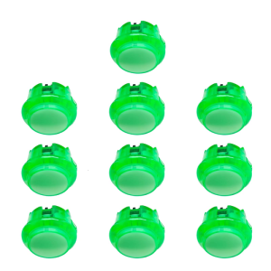 10Pcs Game Start Resetting Switches Replacement 24mm/30mm Arcade Push Button Video Game Console Start Cion Switches