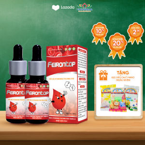 Sắt Hữu Cơ Cho Bé Feirontop - Tăng Cường sắt tạo máu phòng ngừa thiếu máu do thiếu sắt 30ml