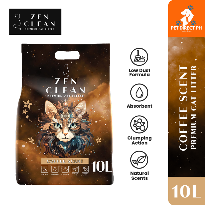 Zen Clean Premium Cat Litter in 10L and 25L best for owners with