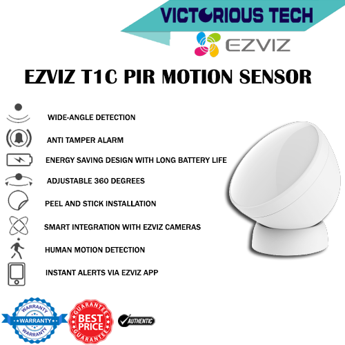 Ezviz Wireless PIR Motion Sensor Detector with AntiTamper Alarm